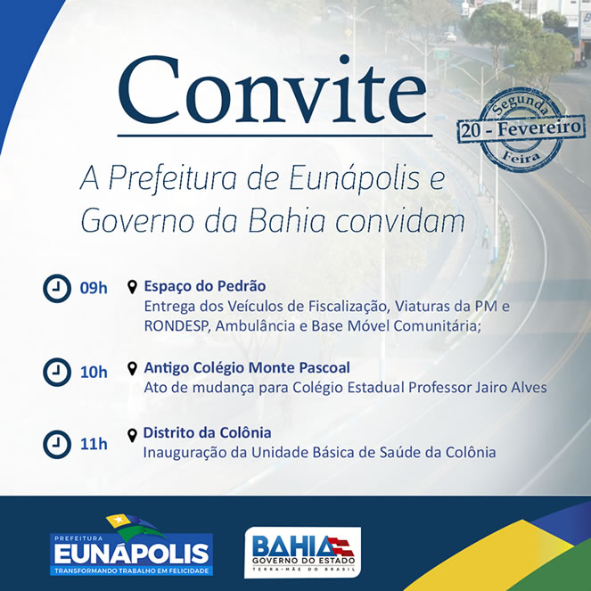 Prefeito Robério recebe governador Rui Costa para entregas e inauguração 7