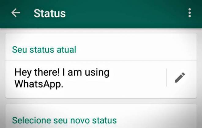 WhatsApp prepara volta da antiga versão dos status 5
