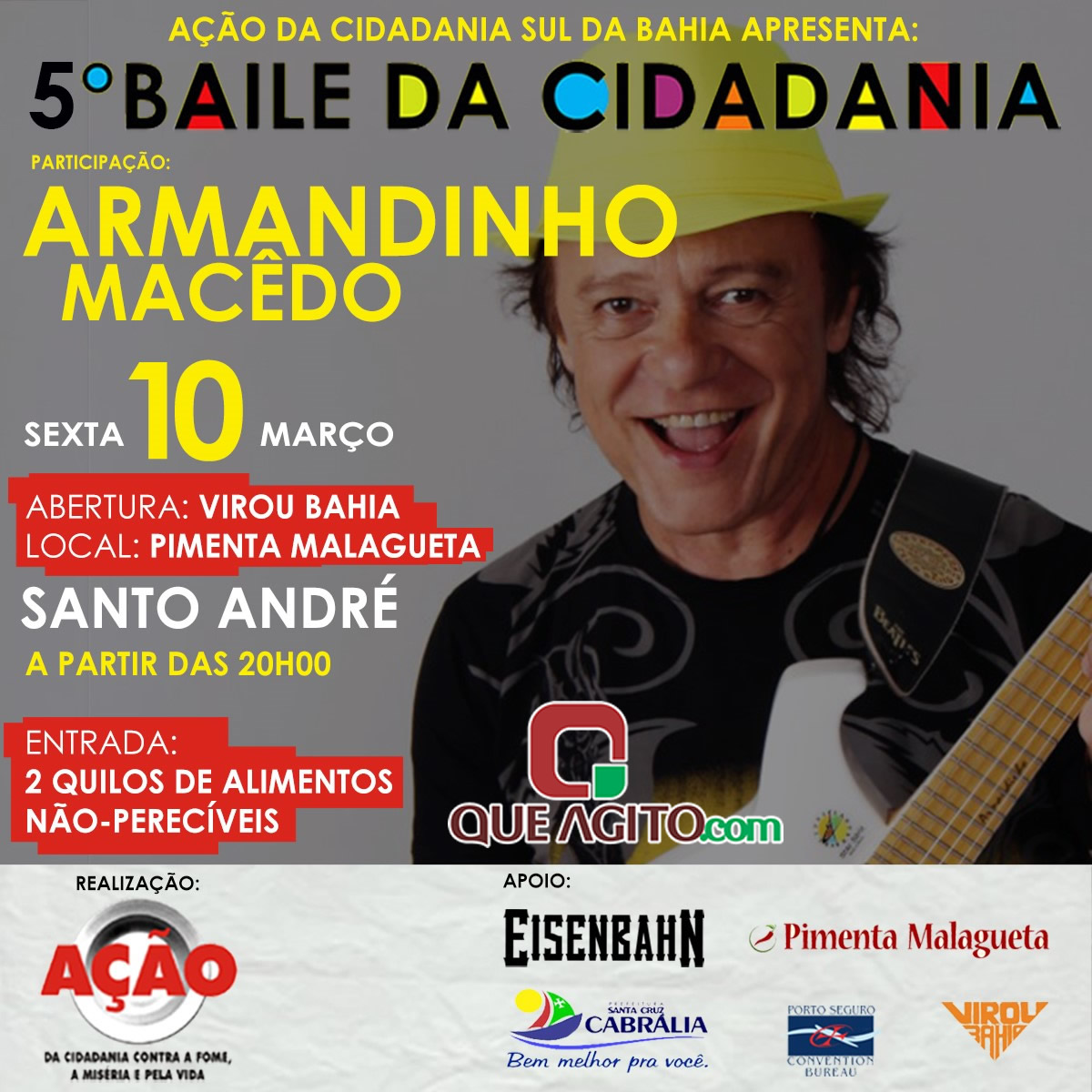 Santo André irá sediar 5º Baile da Cidadania com Armadinho Macêdo 18