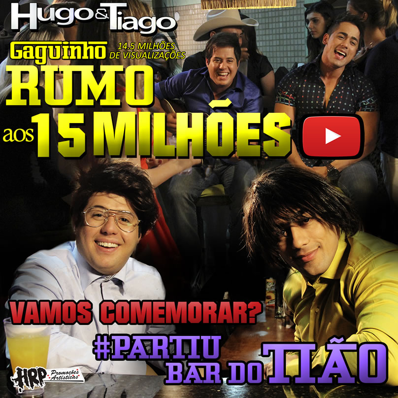 Hugo e Tiago mais executadas em emissoras de rádios de todo Brasil 5