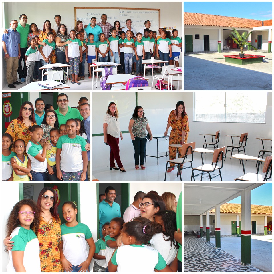 Prefeita Cláudia Oliveira entrega novas salas de aula no bairro Vila Jardim 5
