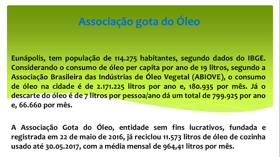 Juiz apoia o projeto da coleta do óleo de cozinha usado 8