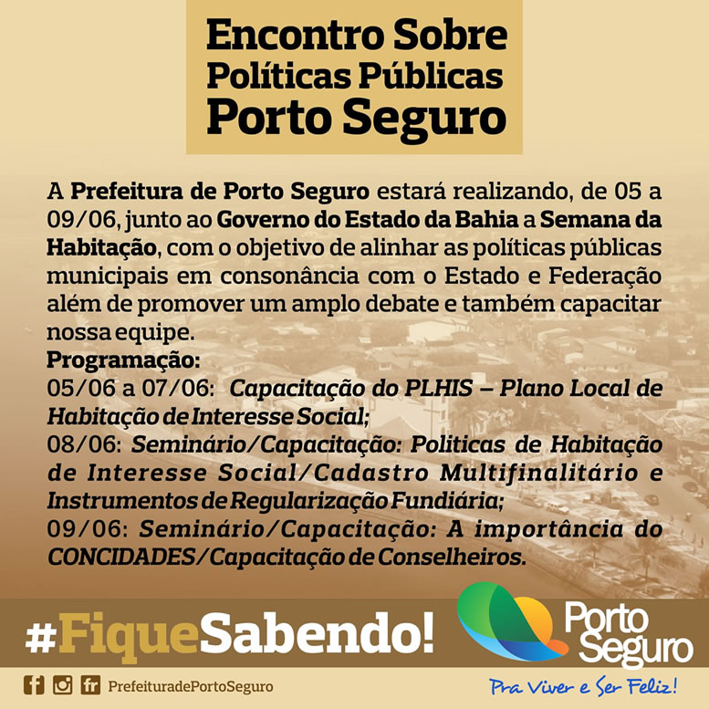 Porto Seguro sedia encontro sobre políticas públicas 6
