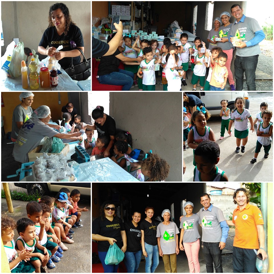 Alunos de 3 a 6 anos de idade da COOEDUC participam de aula prática de educação ambiental 22