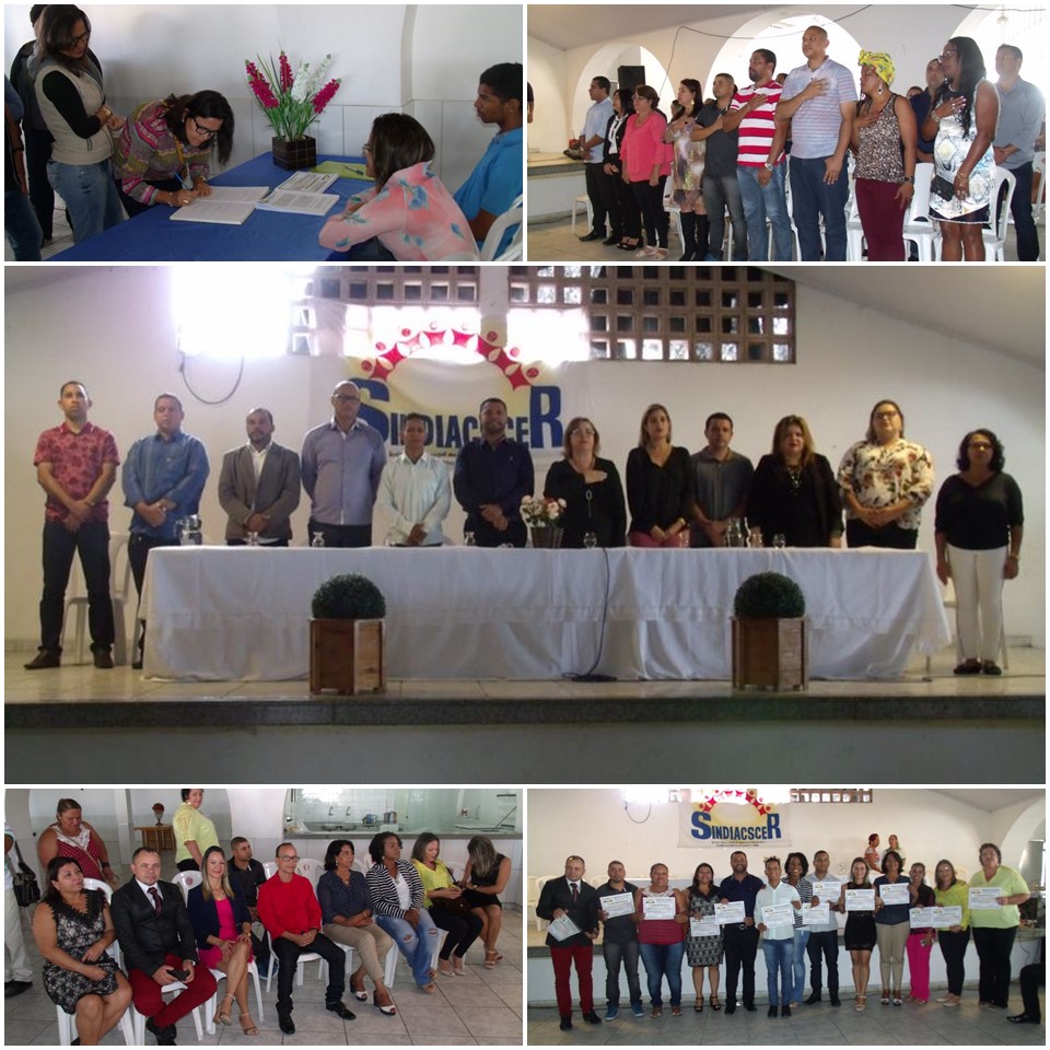 Gestora da saúde participa de solenidade de posse da nova diretoria do Sindiacscer 6