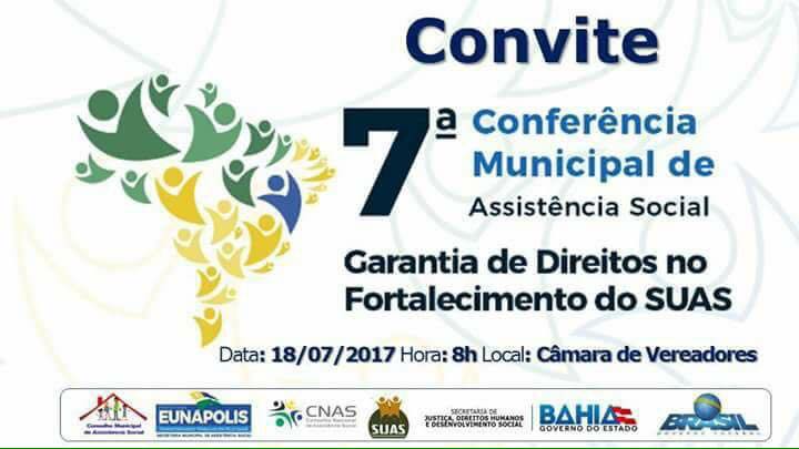 Eunápolis realizará 7ª Conferência de Assistência Social 38