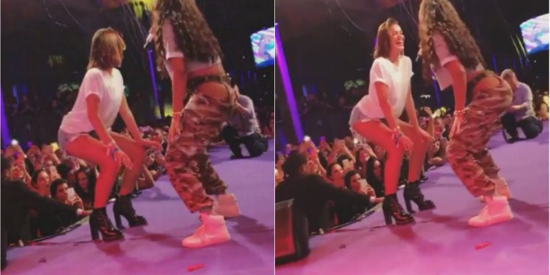 FAZ O QUADRADINHO PRA MIM: Bruna Marquezine dança funk no palco com Ludmilla 5