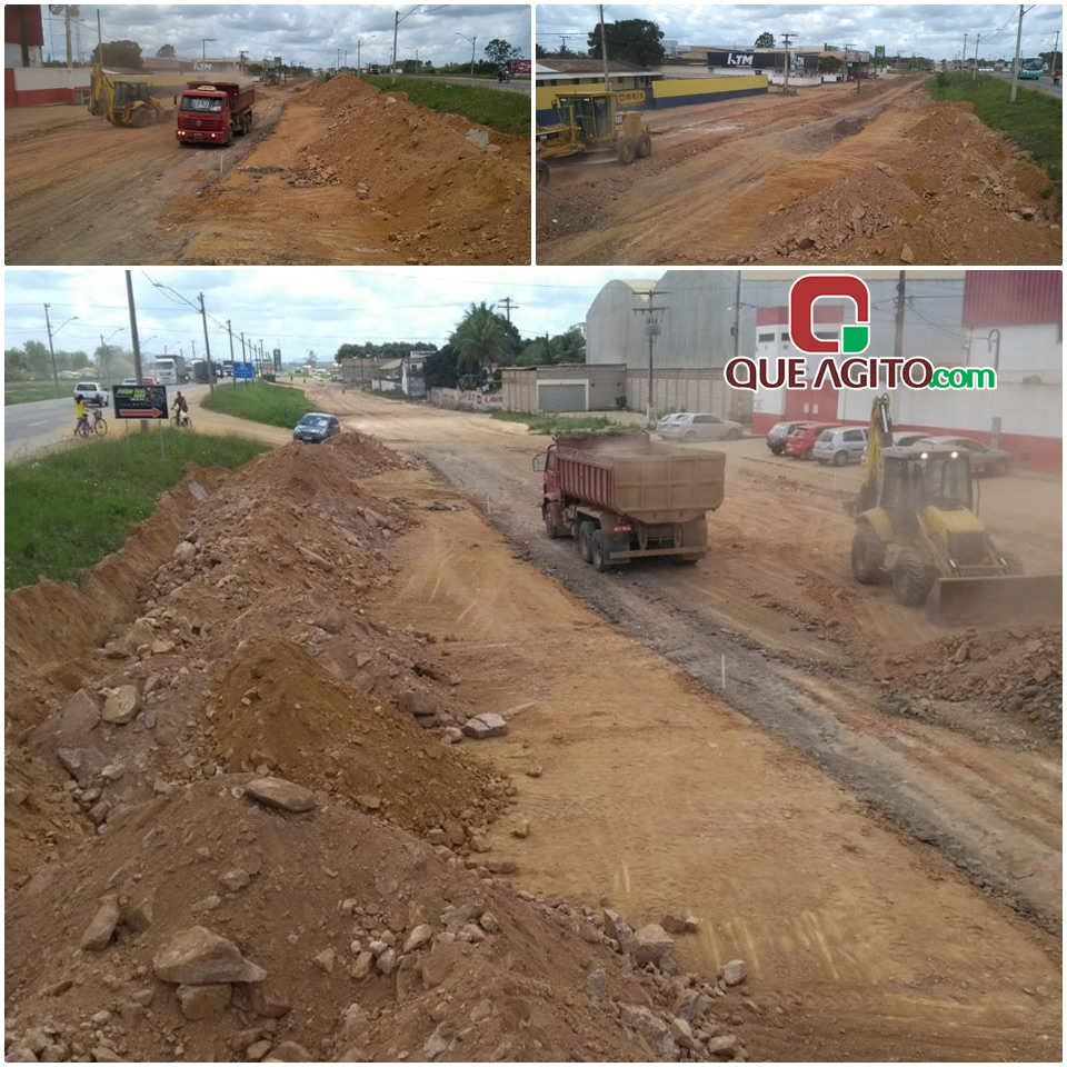Prefeitura de Eunápolis inicia preparação da Avenida David Fadini para asfaltamento 5