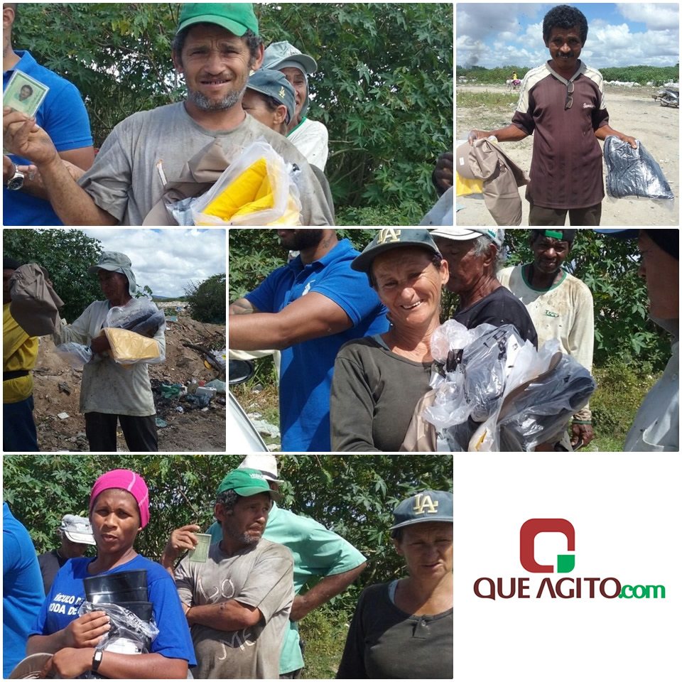 Catadores de lixo recebem EPI’s em Eunápolis 5