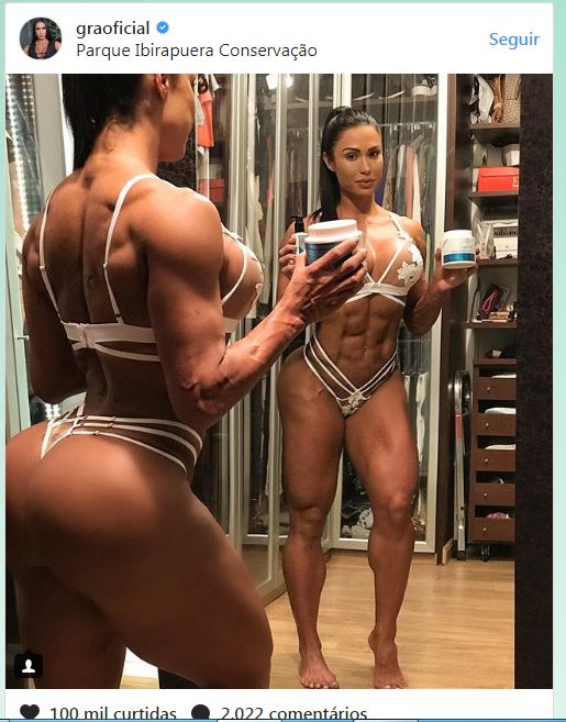 De lingerie branca, Gracyanne Barbosa surta seguidores no Instagram 15