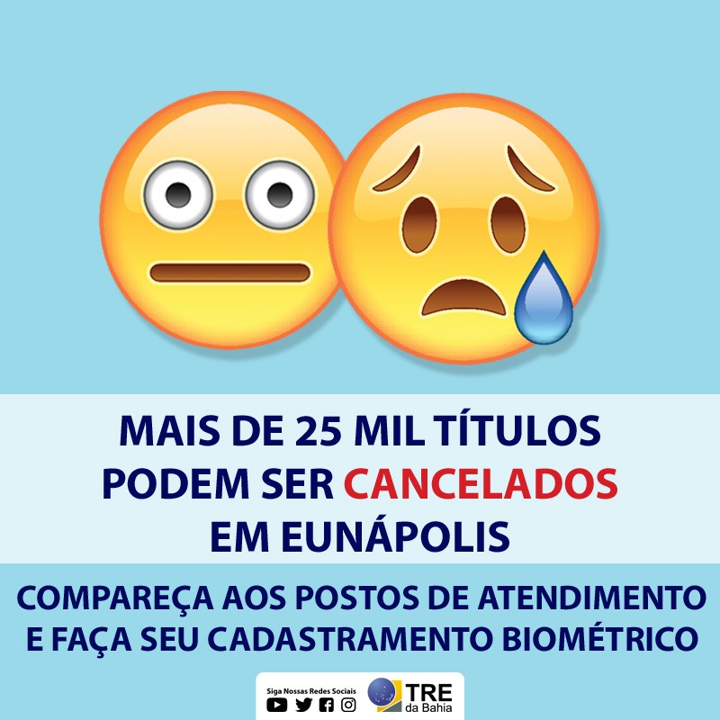 Biometria: mais de 25 mil eleitores podem perder seus títulos em Eunápolis 17