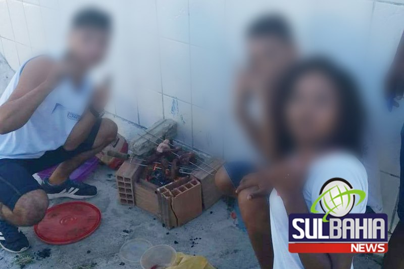Alunos fazem churrasco em escola de Teixeira e fotos viralizam 5