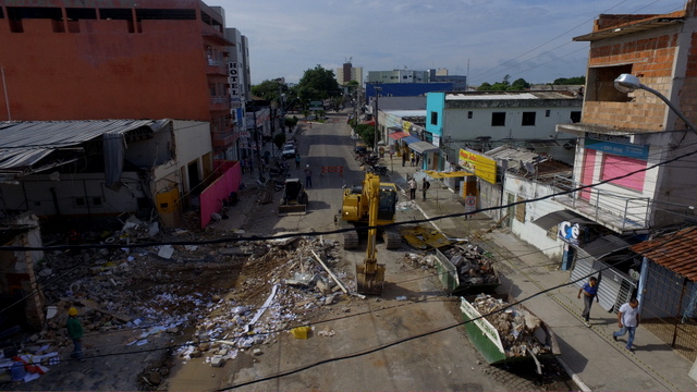 Defesa Civil mostra levantamento dos estragos causados pelo assalto à Prosegur 7