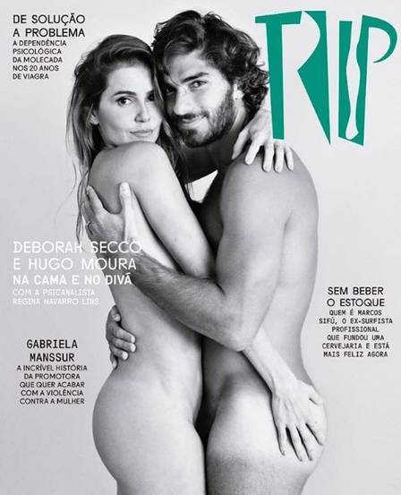 Deborah Secco e Hugo Moura posam pelados em capa de revista! 5
