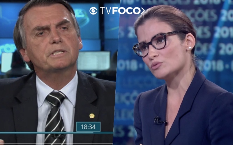 Renata Vasconcellos “desmoraliza” Bolsonaro no Jornal Nacional após candidato comparar salário dela e de William Bonner 2