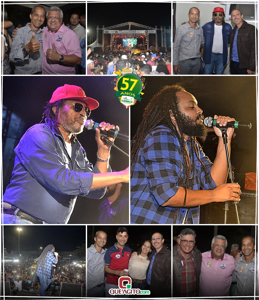 Grandes nomes da música brasileira se apresentaram na 3ª noite da 41ª Festa Camacã e o Cacau 6