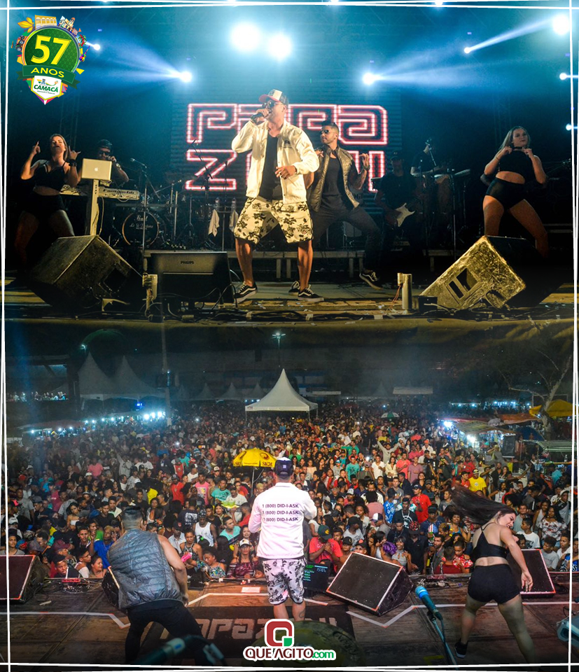 Grandes nomes da música brasileira se apresentaram na 3ª noite da 41ª Festa Camacã e o Cacau 8