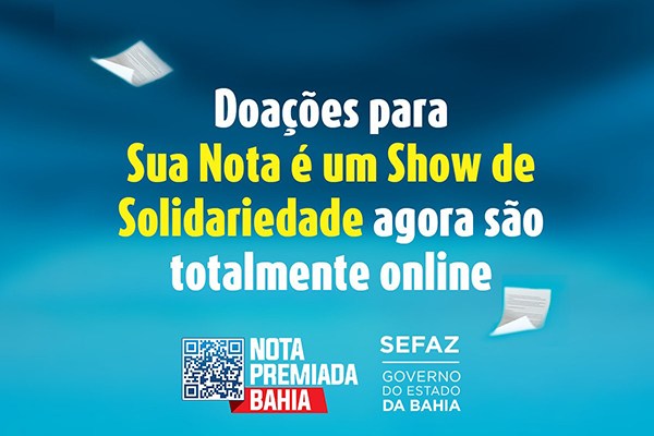 AGO ASSOCIAÇÃO GOTA DO ÓLEO - Participa da campanha Nota Premiada Bahia 6