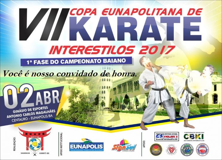 VII Copa Eunapolitana de Karate Interestilos acontecerá neste domingo (02/04) 10