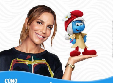 Ivete anuncia que estará nos cinemas dublando Smurf Magnólia; filme estreia em abril 13