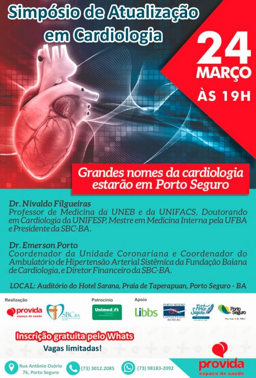 Porto Seguro recebe o Simpósio de Atualização em Cardiologia 7