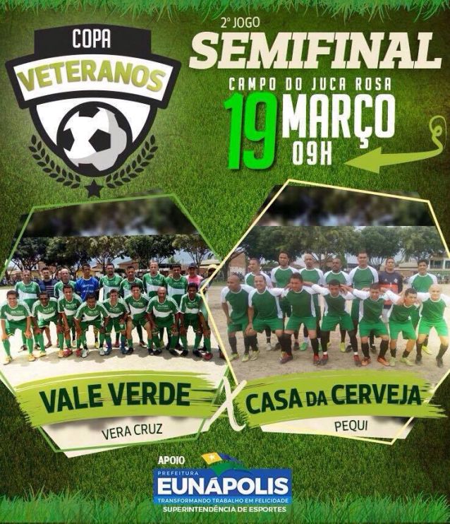 Campeonato de Veteranos do Juca Rosa terá 2ª semifinal neste domingo (19/03) 7