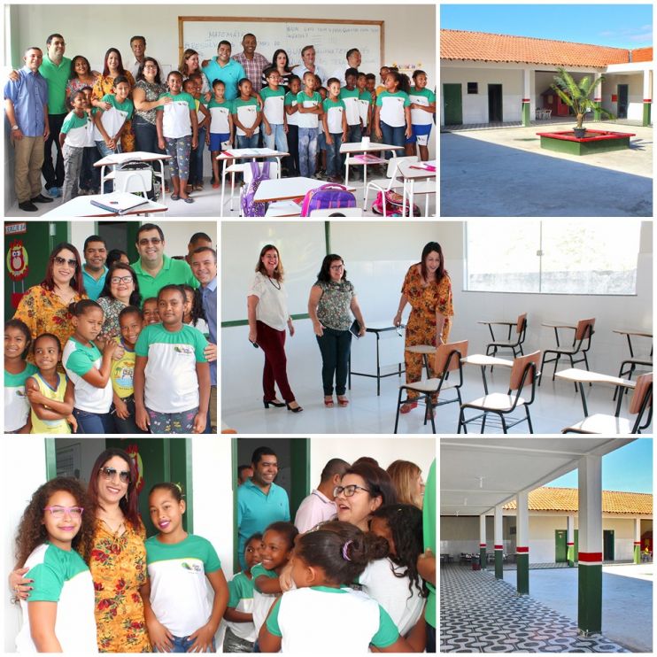 Prefeita Cláudia Oliveira entrega novas salas de aula no bairro Vila Jardim 10