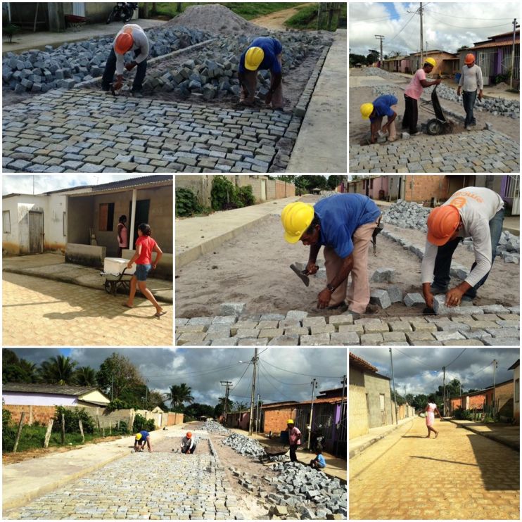 ​​Prefeitura de Eunápolis está concluindo pavimentação de quatro ruas no Distrito da Colônia 11
