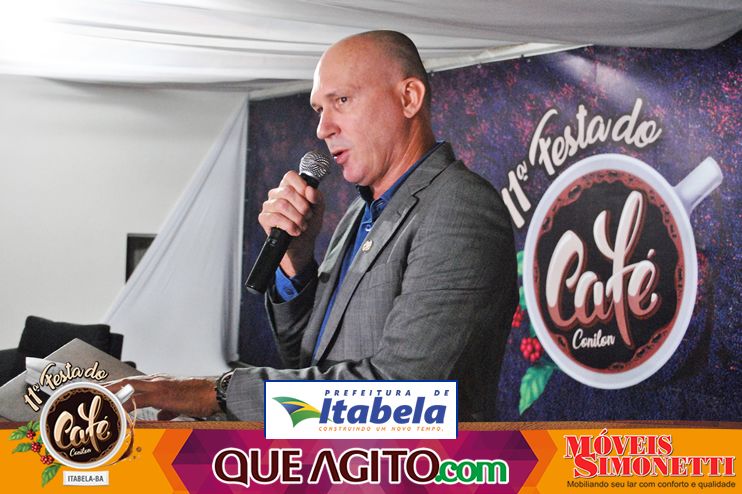 FESTA DO CAFÉ: O prefeito Luciano Francisqueto realizou a abertura do evento no Rotary Club 10