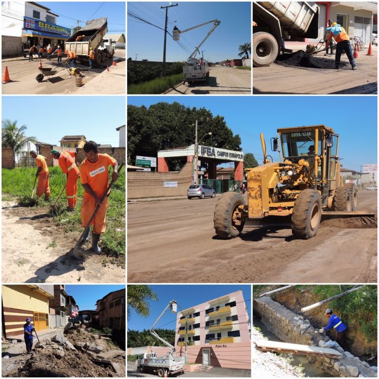 Prefeitura trabalha no fim de semana para minimizar estragos das chuvas em Eunápolis 10