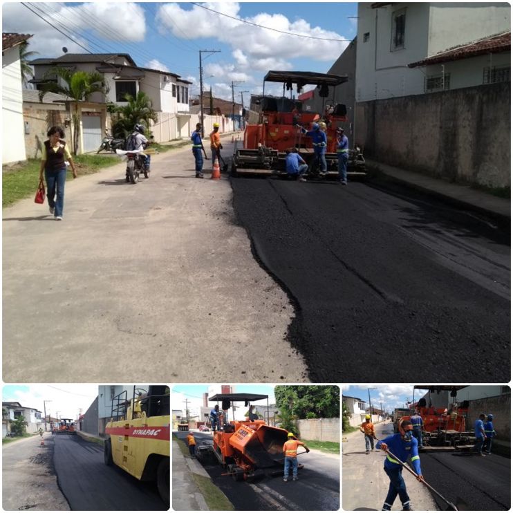 Prefeitura retoma pavimentação asfáltica do bairro Edgar Trancoso 9