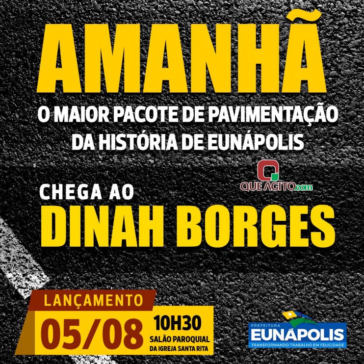 Prefeito Robério lançará pacote de pavimentação no Dinah Borges neste sábado (05/08) 5