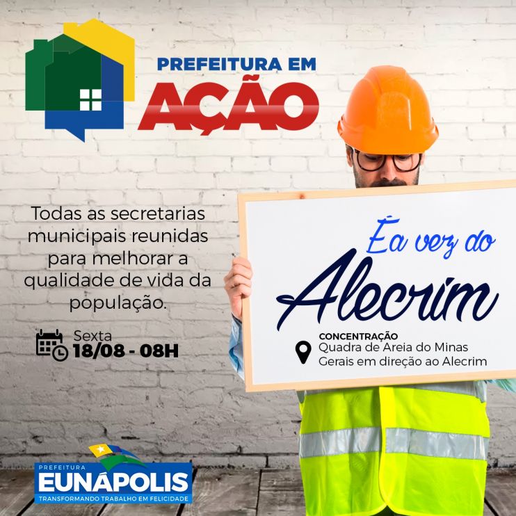 Prefeitura em Ação retorna nesta sexta-feira (18/08) pelo bairro Alecrim 162