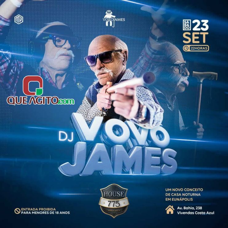 Eunápolis vai receber DJ Vovô James chega pela primeira vez à região. 7