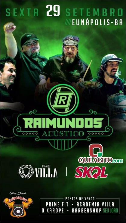 29 Setembro tem Raimundos Acústico - Espaço Villa - Eunápolis 5