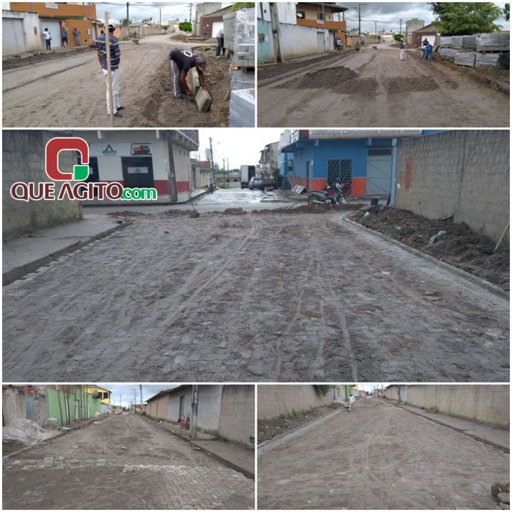 Prefeitura inicia pavimentação de mais duas ruas no Dinah Borges 12