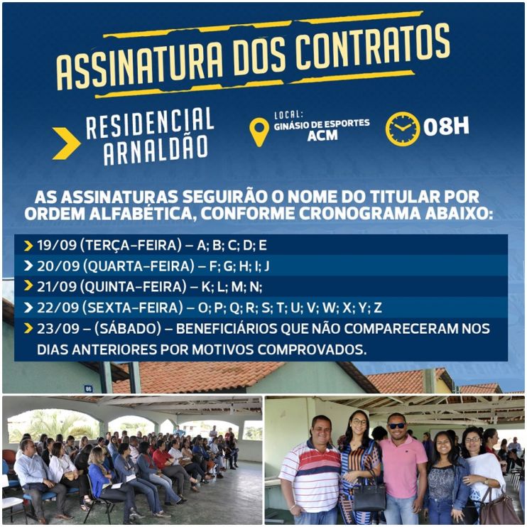 Eunápolis: Assinatura de Contratos se inicia pelo Residencial Arnaldão em ordem alfabética 6