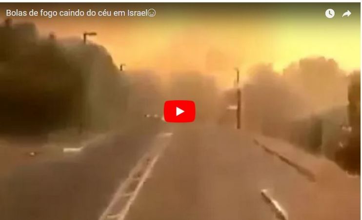 Bolas de fogo caem do céu em Israel! Será o fim do mundo? 11