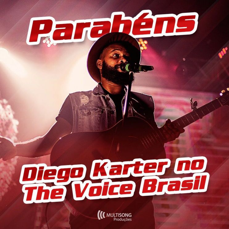 Tem evangélico no "The Voice Brasil": conheça o cantor Diego Karter 6