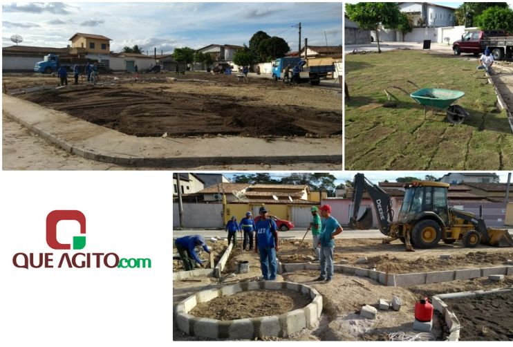 Construção de nova praça beneficia moradores do Santa Lúcia 4
