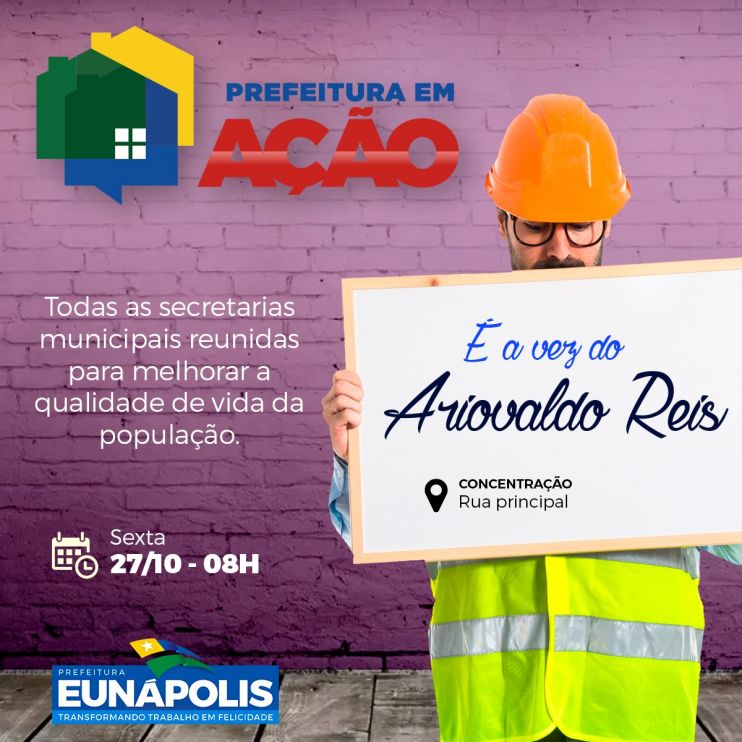 Prefeitura em Ação será no bairro Ariovaldo Reis nesta sexta-feira (27/10) 6