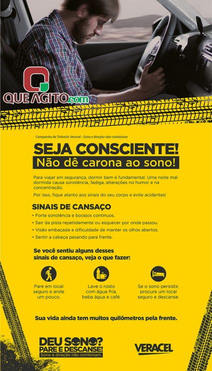 Sono e direção é tema de campanha de segurança no trânsito da Veracel Sono e direção é tema de campanha de segurança no trânsito da Veracel 171