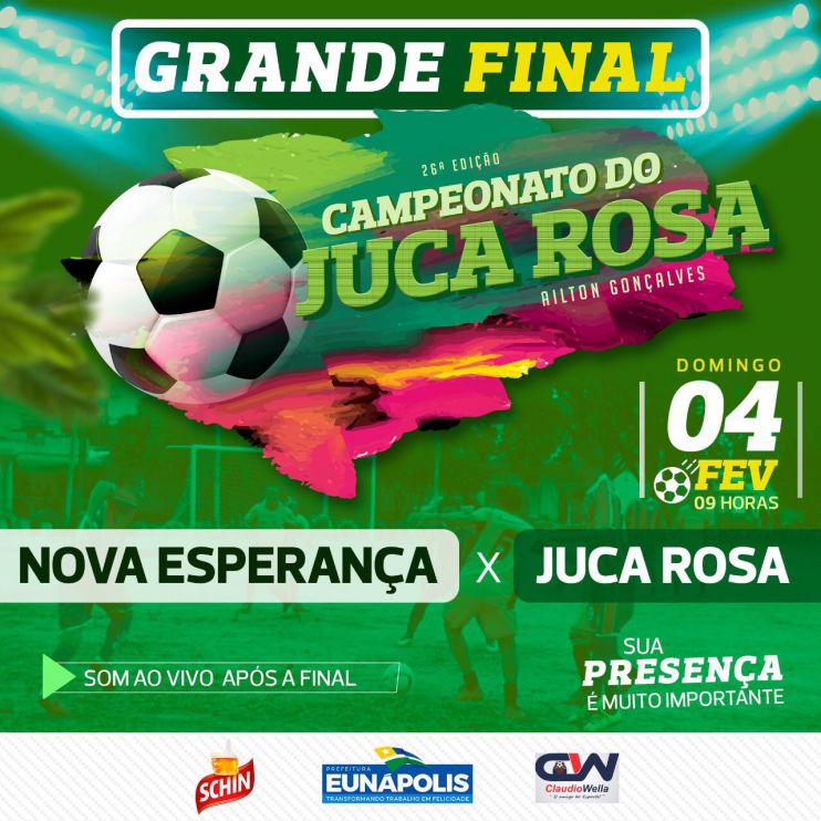 Final no Juca Rosa acontece neste domingo (04/02) com premiação recorde 4