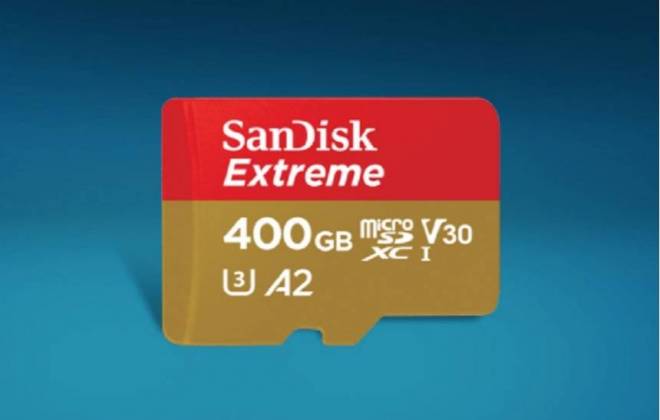 SanDisk revela cartão microSD mais rápido do mundo com 400 GB 10