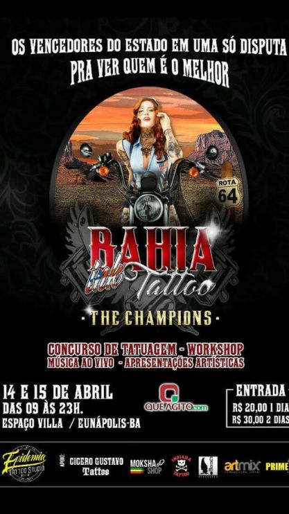 Evento nacional de tatuadores acontecerá em Eunápolis 7