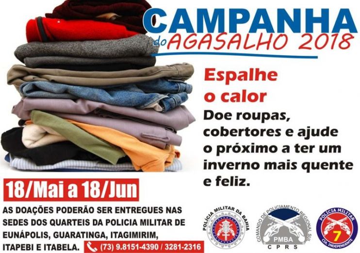 Polícia Militar realiza campanha do agasalho 2018 9