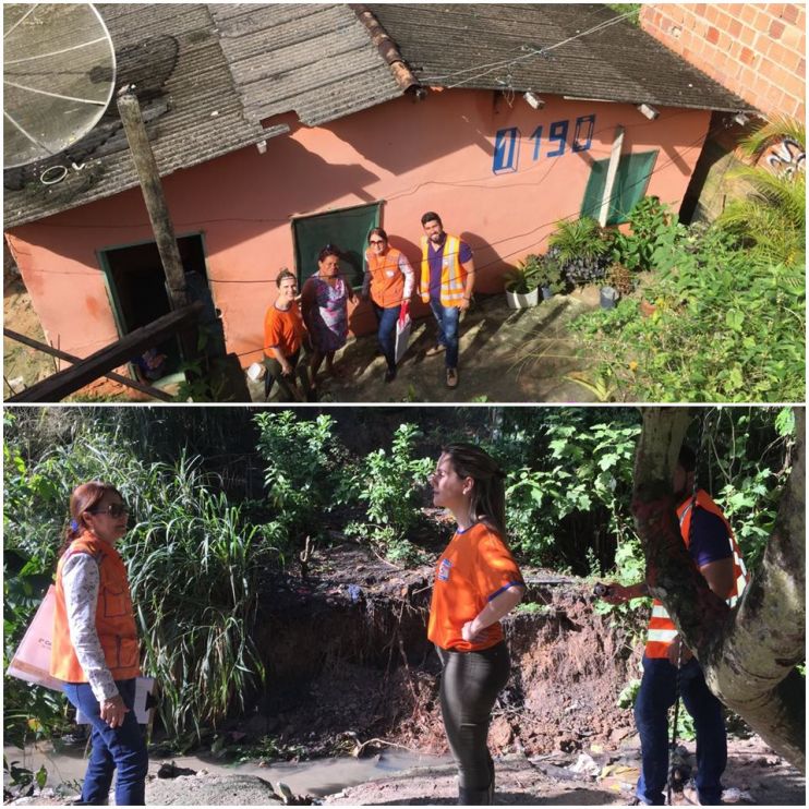 Defesa Civil realiza nova visita à área de risco em Eunápolis 11