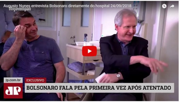 Augusto Nunes entrevista Bolsonaro diretamente do hospital 13