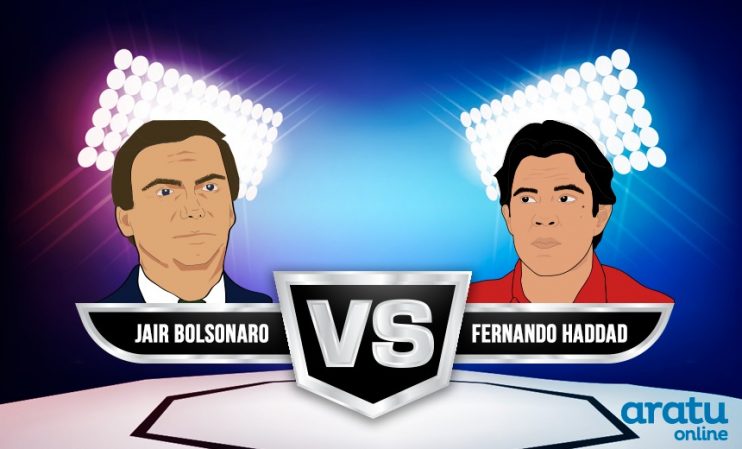 Bolsonaro lidera com 57% dos votos válidos contra 43% de Haddad, em pesquisa CNT 4