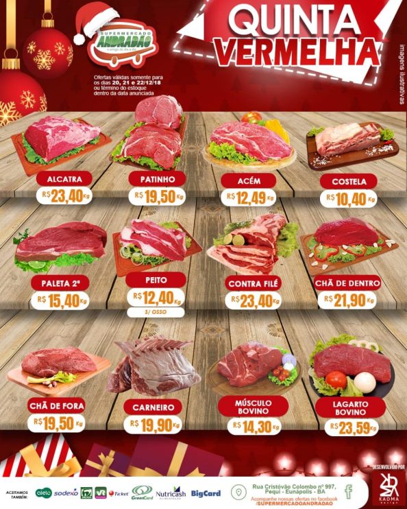 Promoção : Quinta Vermelha – Supermercado Andradão – Ofertas Válidas somente para os dias 20,21 e 22/12/18 5